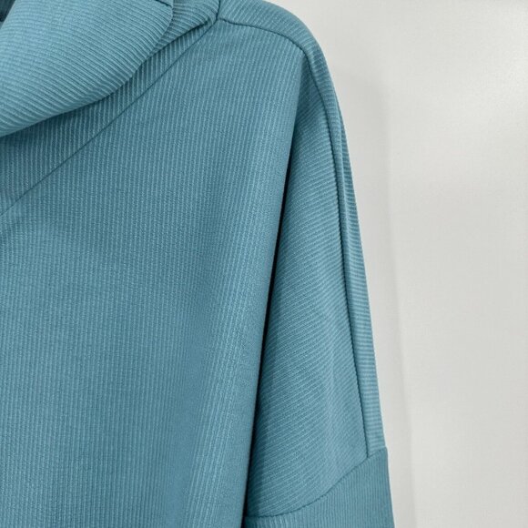 Tuckernuck Bright Blue Rollins Funnel Neck Pullover Sweatshirt Pullover Top XS - Picture 3 of 7